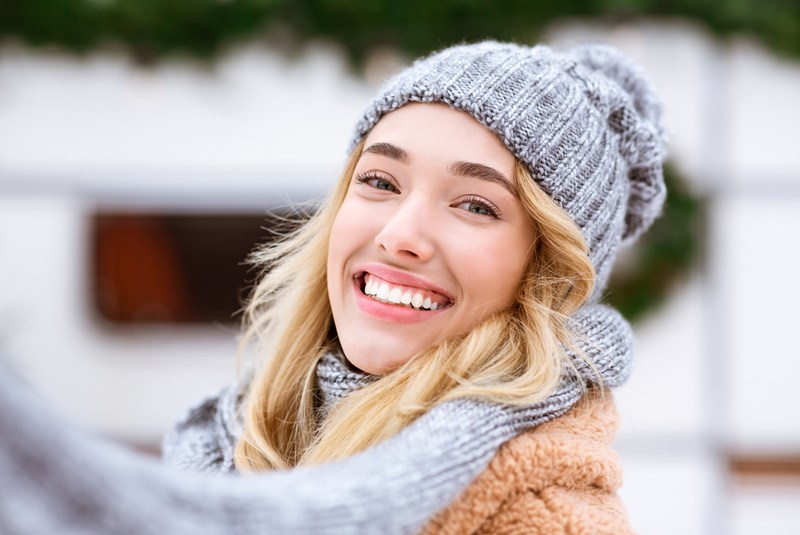 woman with beautiful smile
